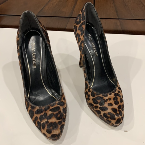 Enzo Angiolini Woman’s Leopard Print Heels Size 7.5 - Picture 7 of 13